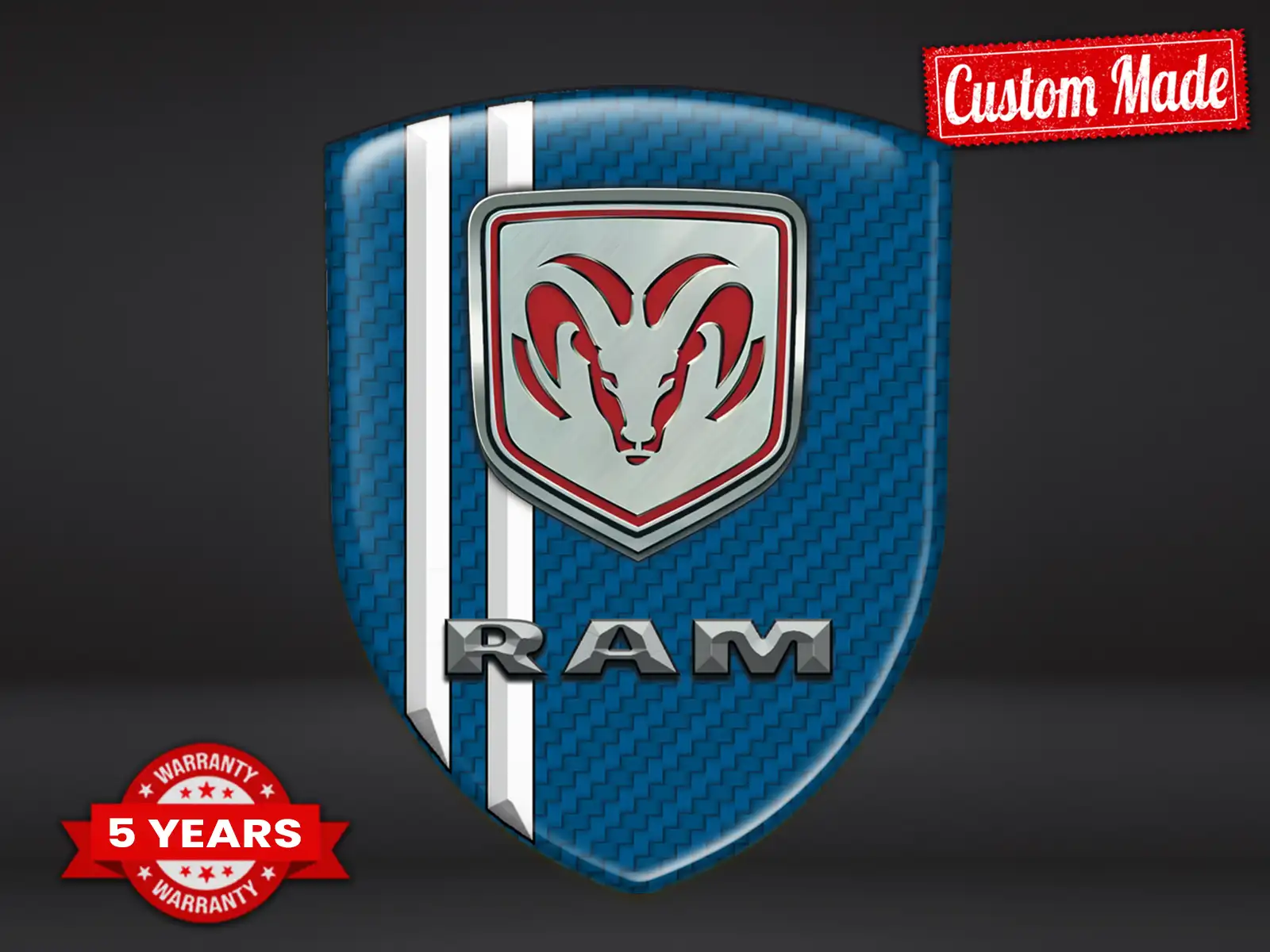 Dodge Stickers Vitre Auto Solide Pro Motif Max